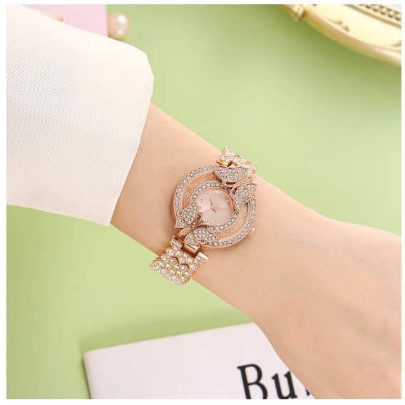 লেডিস ডায়মন্ড ওয়াচ – প্রিমিয়াম এলিগেন্ট ফ্যাশন ঘড়ি